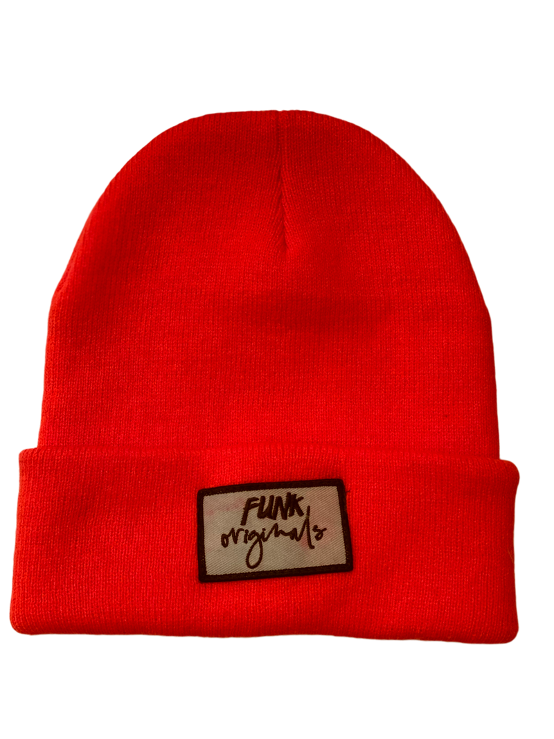 Logo Beanie Neon Orange