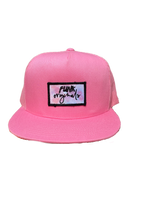 Pink Logo Trucker