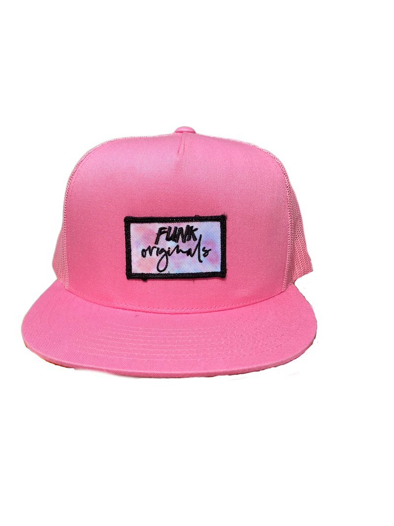 Pink Logo Trucker