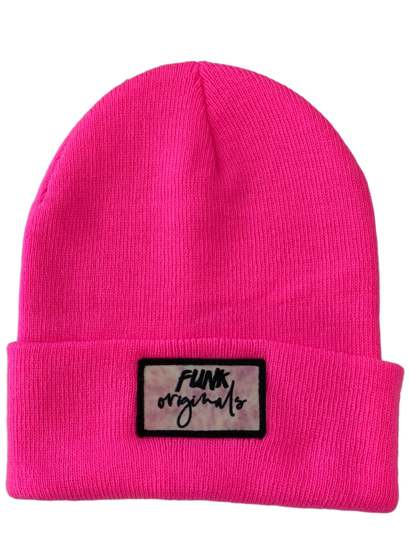 Logo Beanie Neon Pink