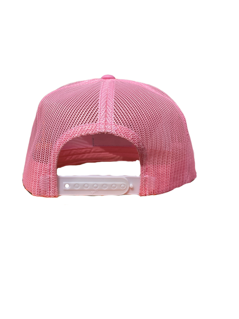 Pink Logo Trucker